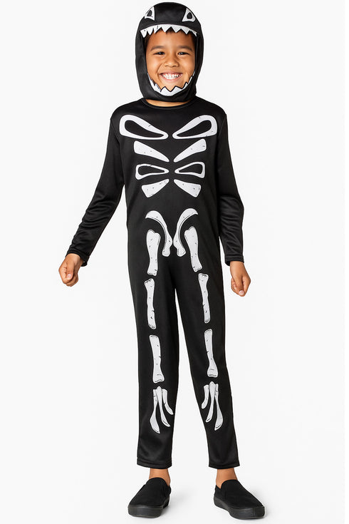 Kids Halloween Costumes Set | Cute Ghost Outfit, Skeleton Jumpsuit & Bat Hoodie for Boys & Girls